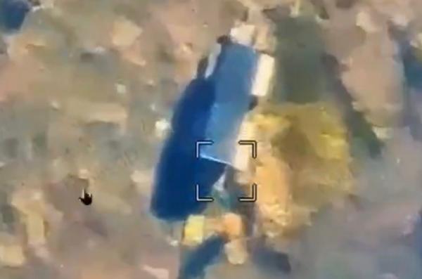 Ukrainian Drones Strike russian Irbis Radar Mounted on KamAZ Truck (Video)