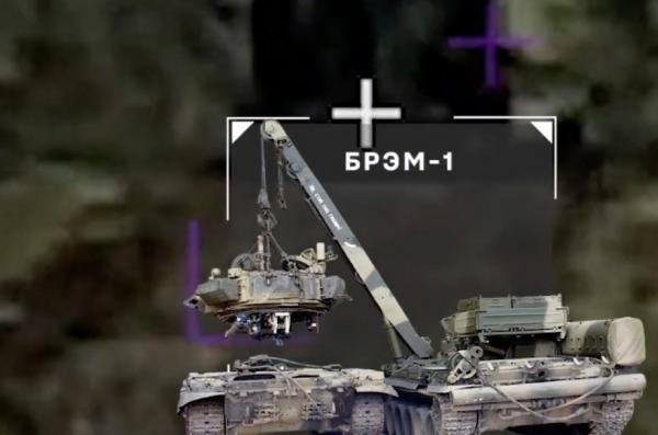 ​Ukraine's Raid Regiment Strikes Rare russian BREM-1 Armored Recovery Vehicle (Video)