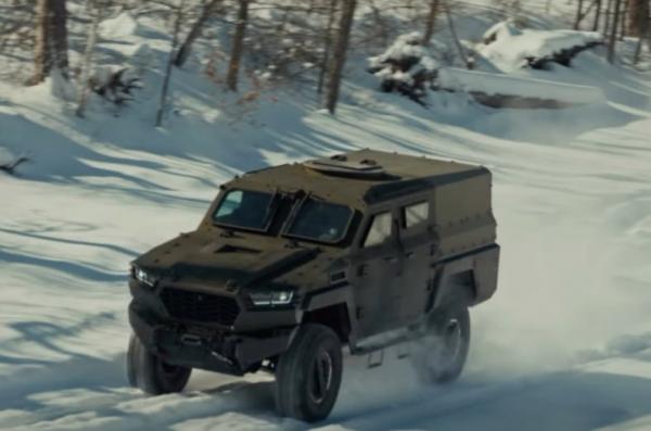 ​Ukrainian Lasar's Group Gets New Pickup Truck Based on Inguar-3 Armored Vehicle