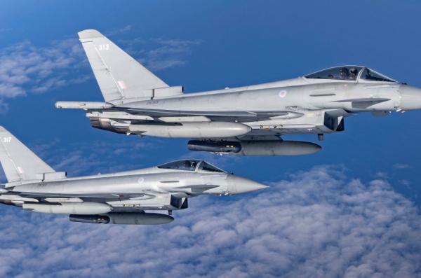 ​UK Defense Intelligence: RAF Typhoon and F-35B Jets Fly 300+ Hours Over Jordan, Qatar and UAE, Shoot Down Drones as Defense Secretary Visits PJHQ